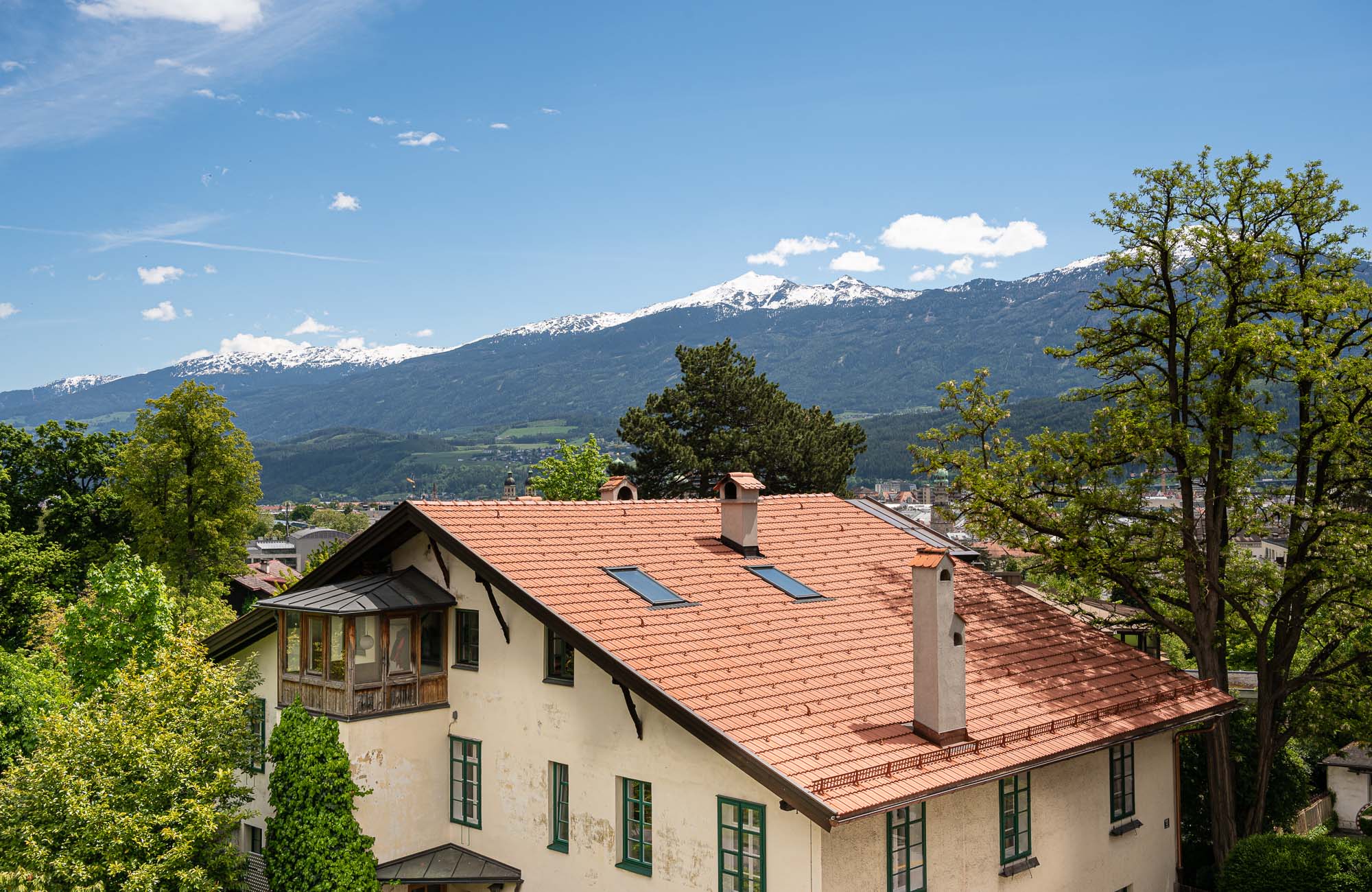 Absteige Innsbruck, Sommerurlaub, Aussicht